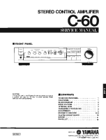 Yamaha C-60 - Service Manual 